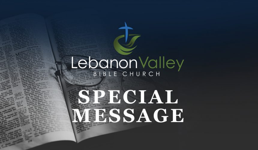 Message from Pastor Chandler Cutting